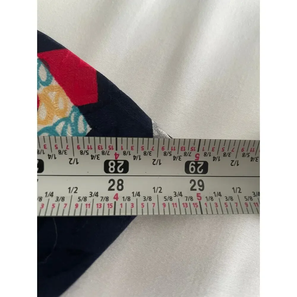 Vintage Bachrach 100% Silk Made In Italy Abstract Tie approx 59 long x3.75 wide
